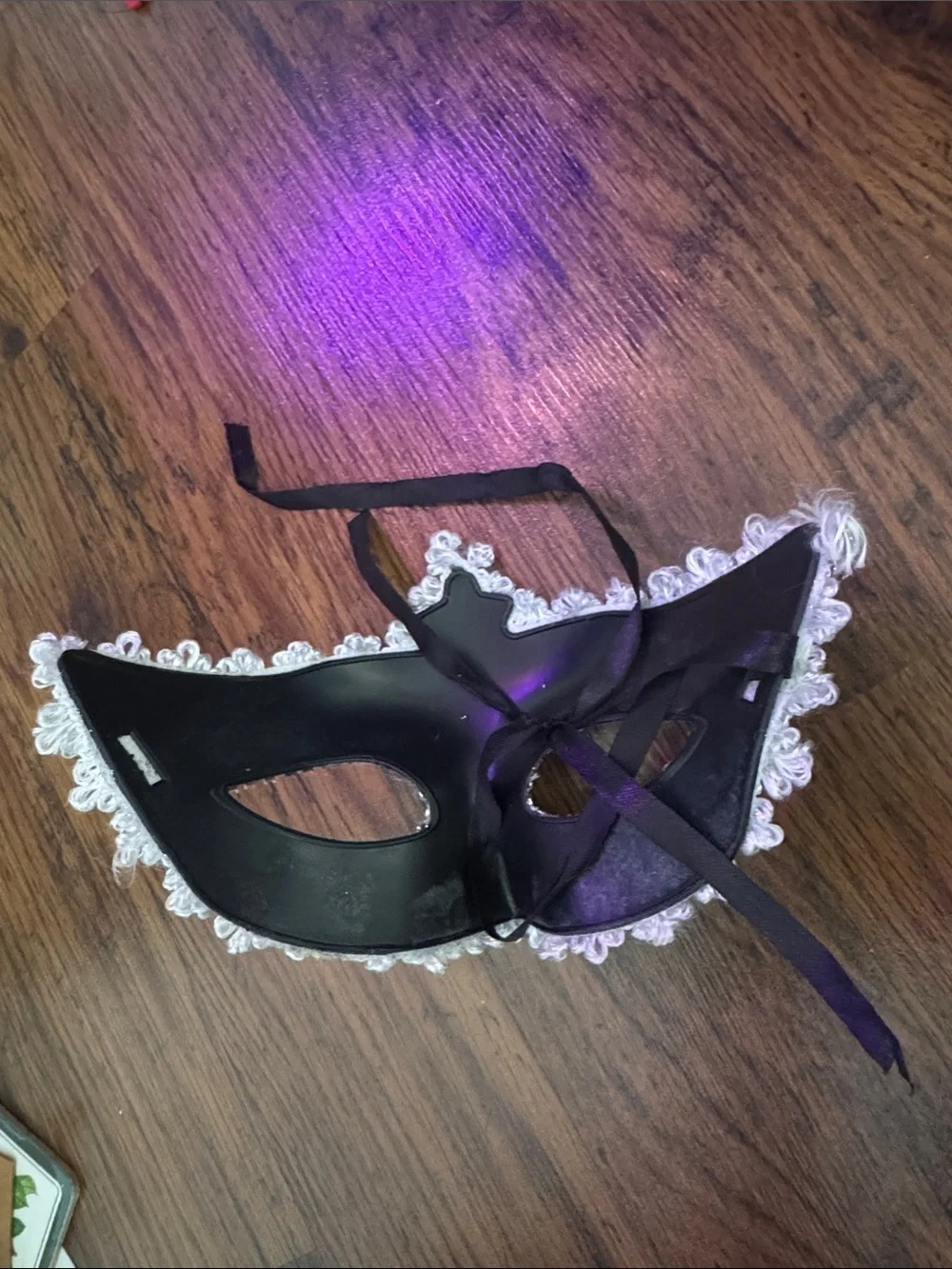 Vintage Silver Lace Venetian Eye Mask for Women